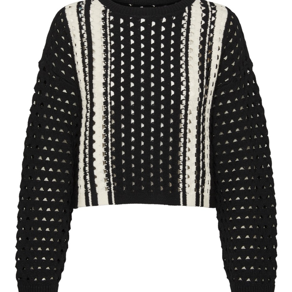 Vero Moda Black and White Women's Sweater